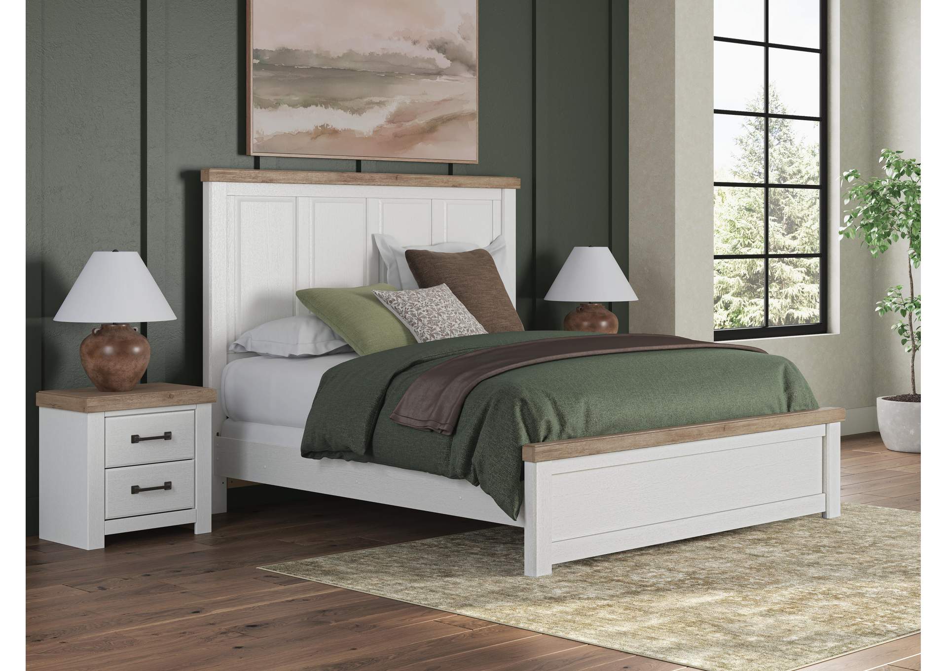 Savonport King Panel Bed, Dresser and Nightstand