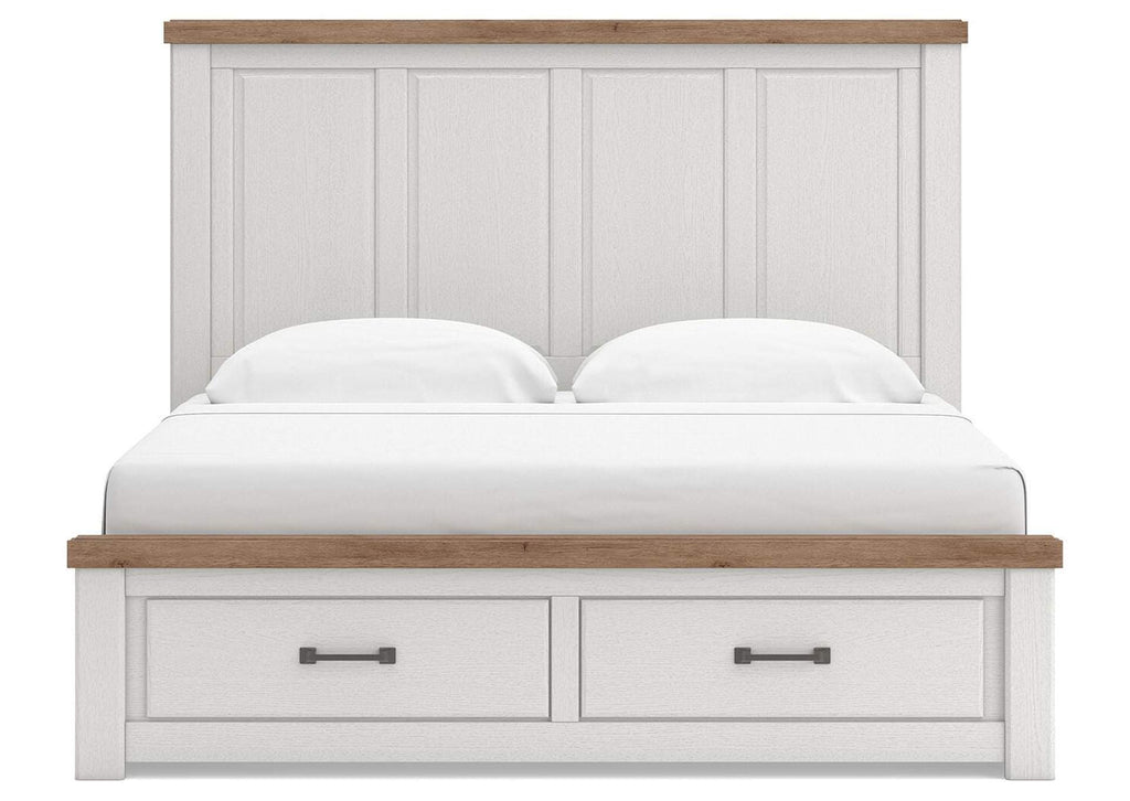 Savonport King Panel Storage Bed and Dresser