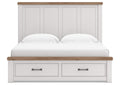 Savonport King Panel Storage Bed and Dresser