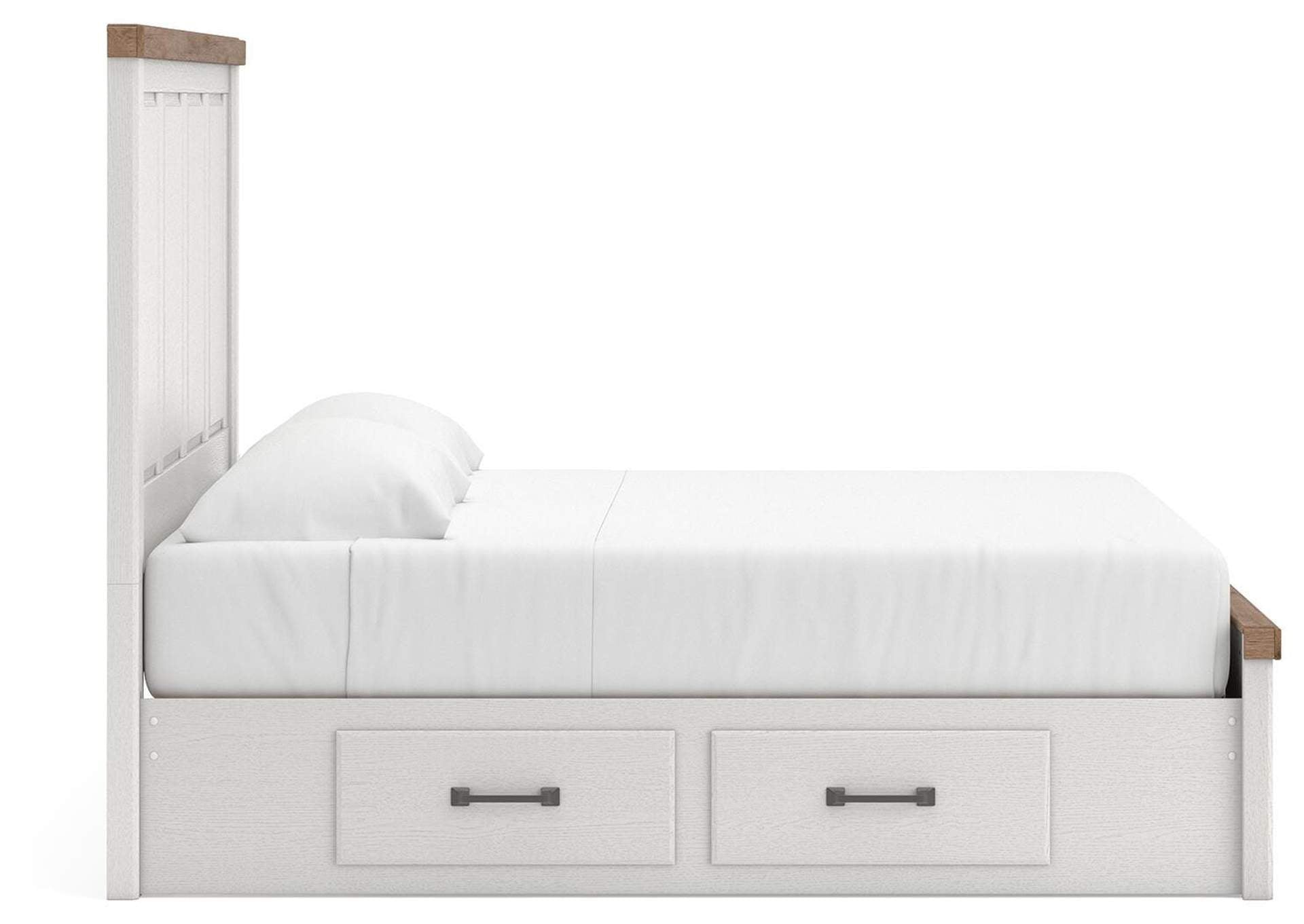 Savonport King Panel Storage Bed and Dresser side view
