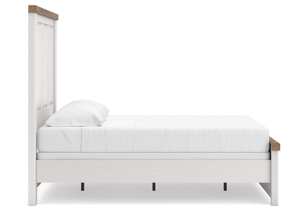 Savonport Full Panel Bed, Chest and Nightstand side view