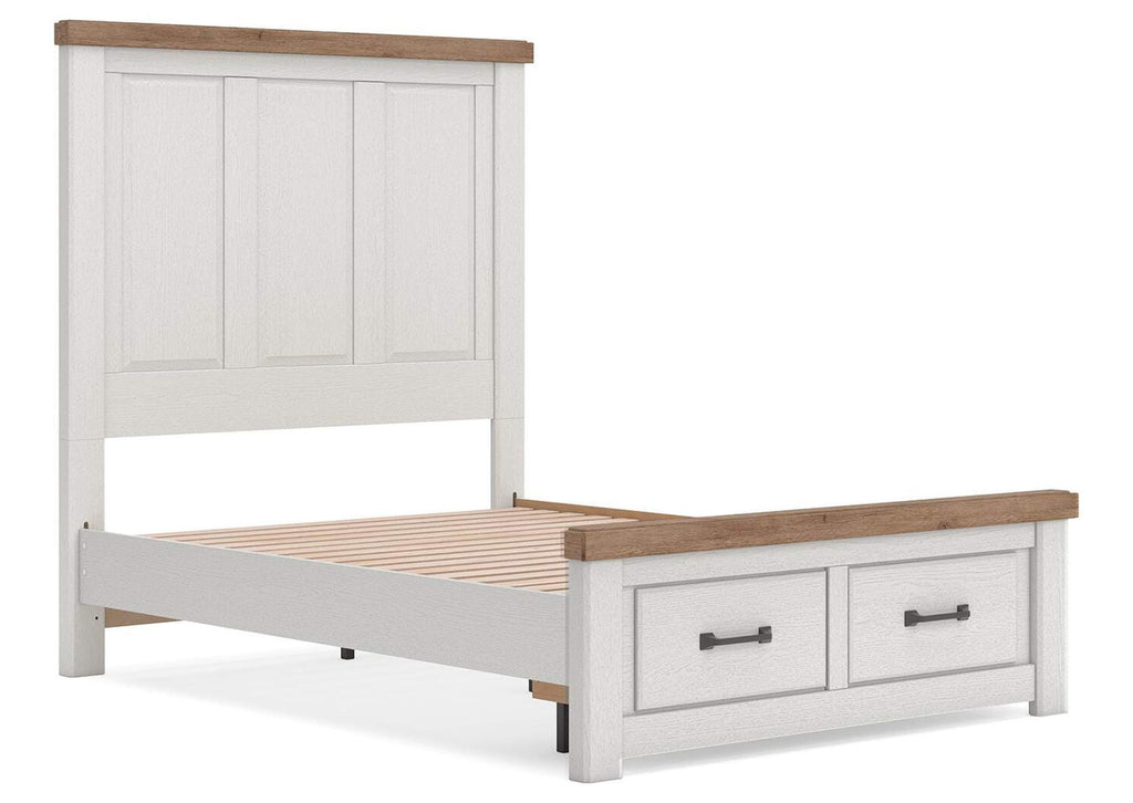 Savonport Full Panel Storage Bed, Dresser, Mirror, Chest and Nightstand angled view