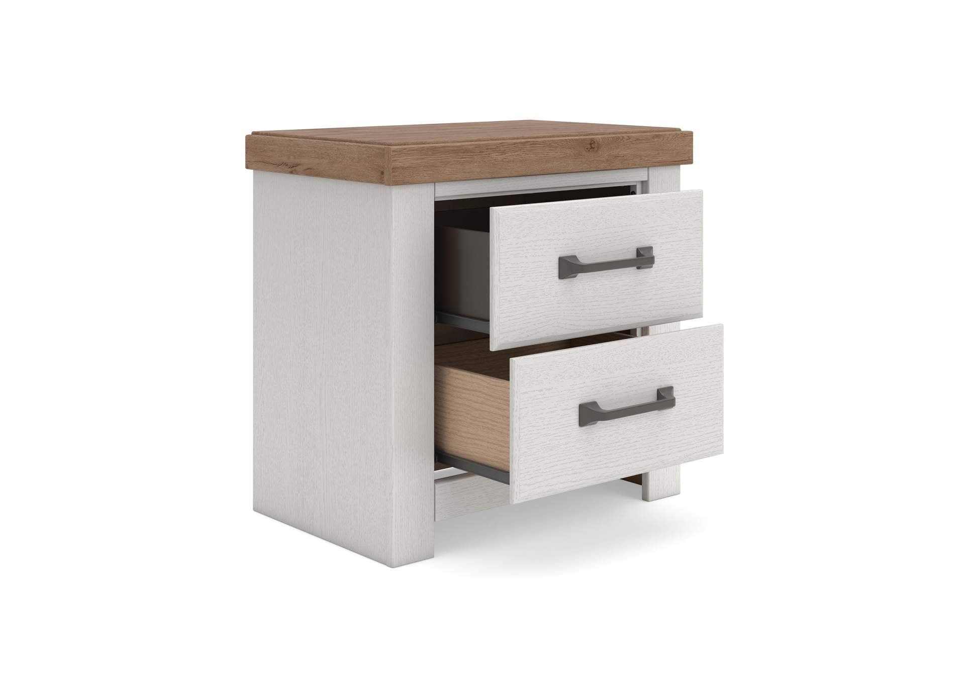 Savonport King Panel Bed, Dresser and Nightstand angled view