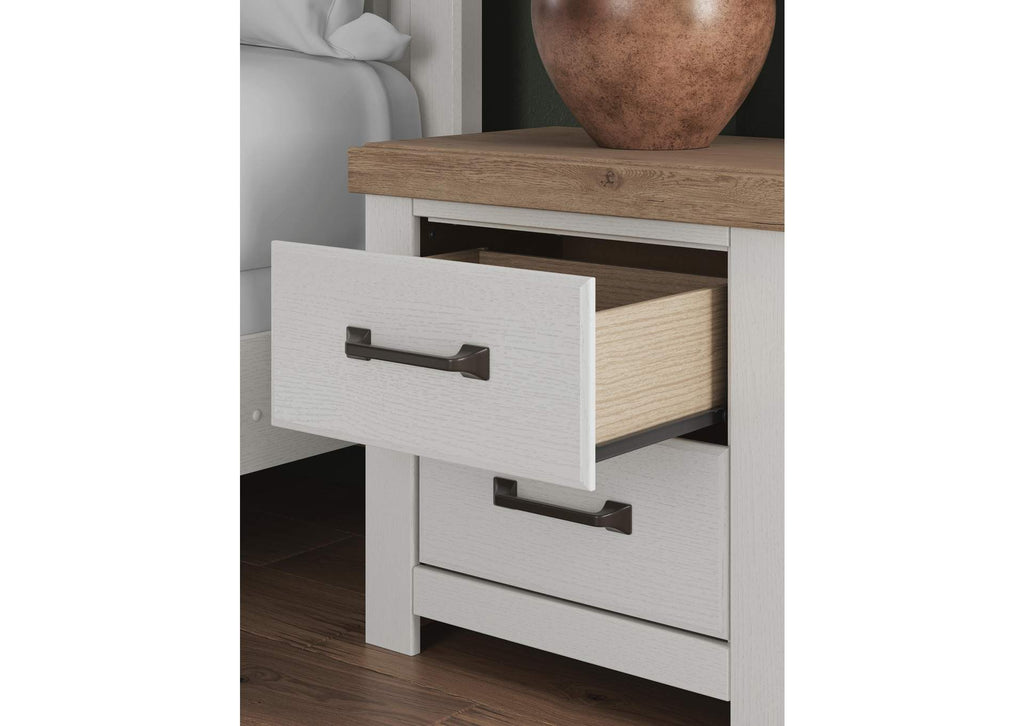 Savonport Full Panel Storage Bed, Dresser and Nightstand detail
