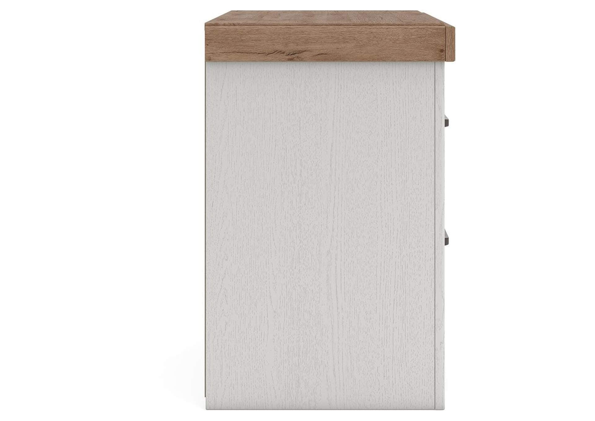 Savonport Full Panel Storage Bed, Dresser and Nightstand side view