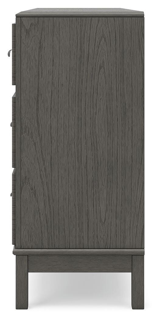 Mazing Dresser in Gray, alternate side view