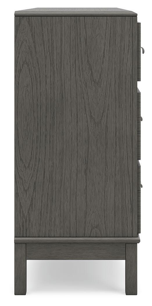 Mazing Dresser in Gray, side view