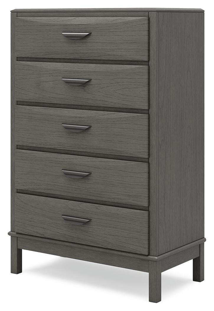 Mazing Chest of Drawers in Gray, angle view