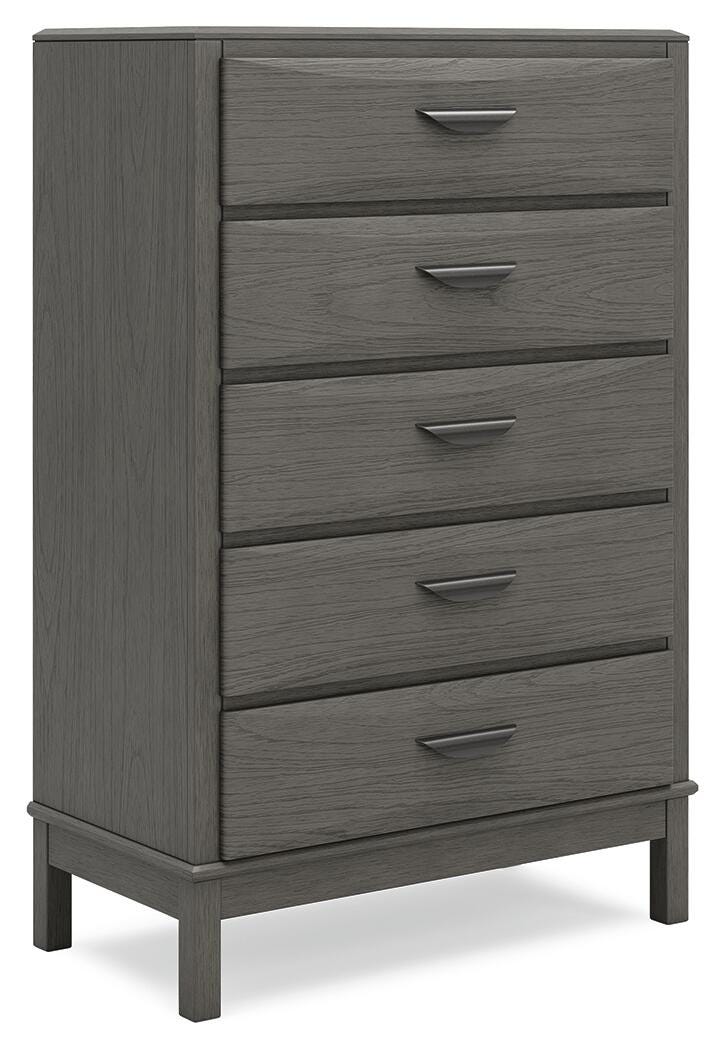 Mazing Chest of Drawers in Gray, angle view