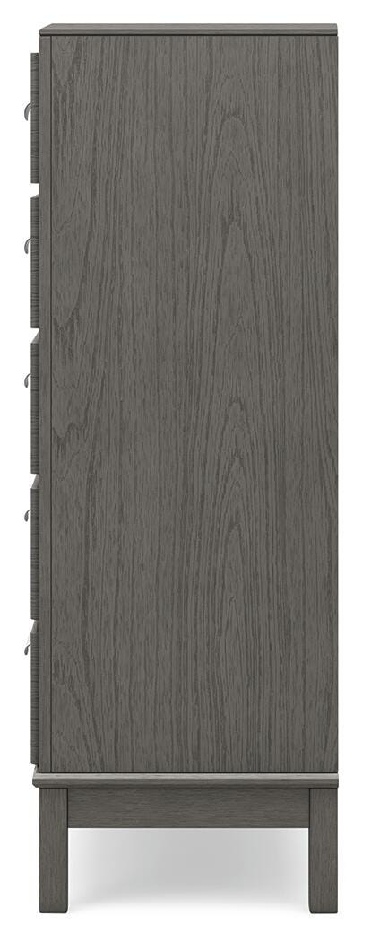 Mazing Chest of Drawers in Gray, alternate side view