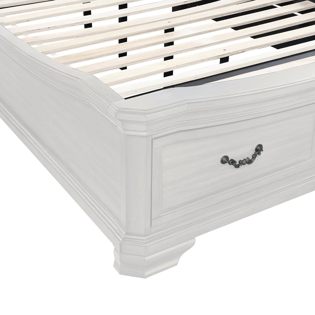 Lyndhurst 6''6" K King Bed - Vintage White