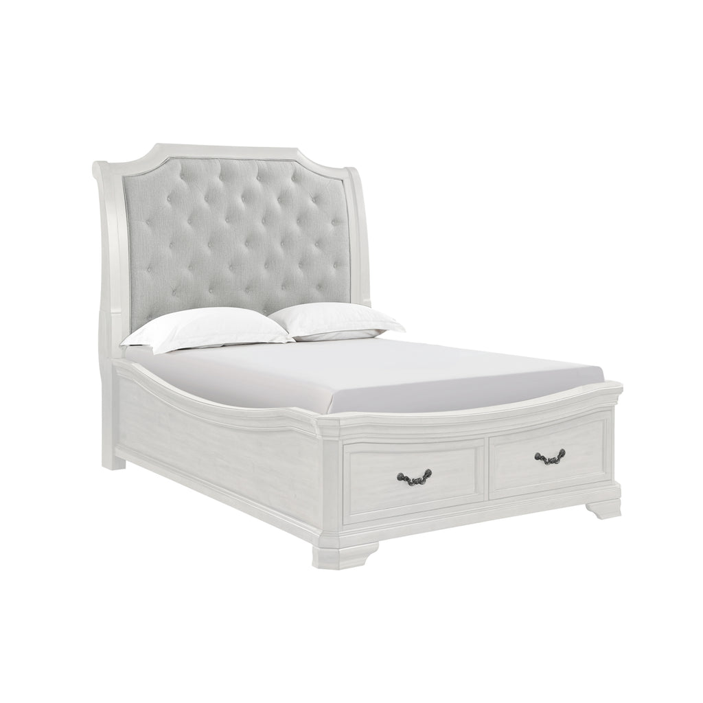 Lyndhurst 6''6" K King Bed - Vintage White
