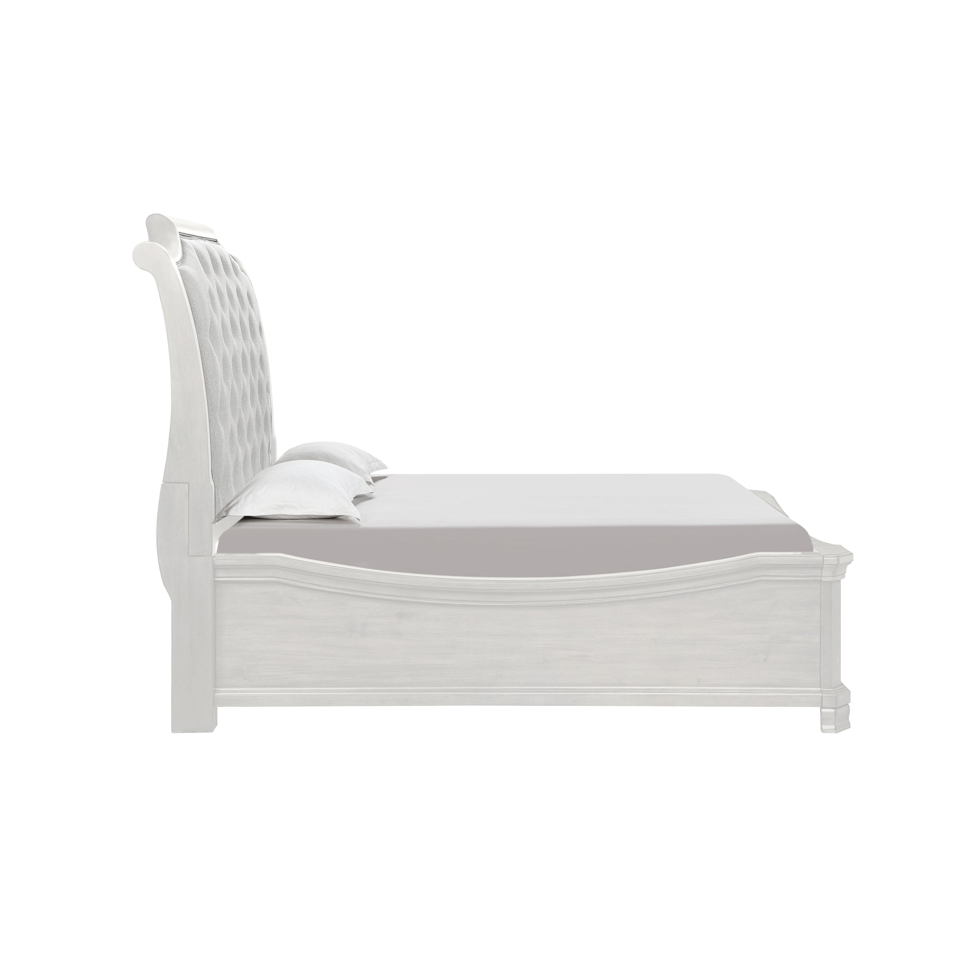 Lyndhurst 5''0" Queen Bed - Vintage White