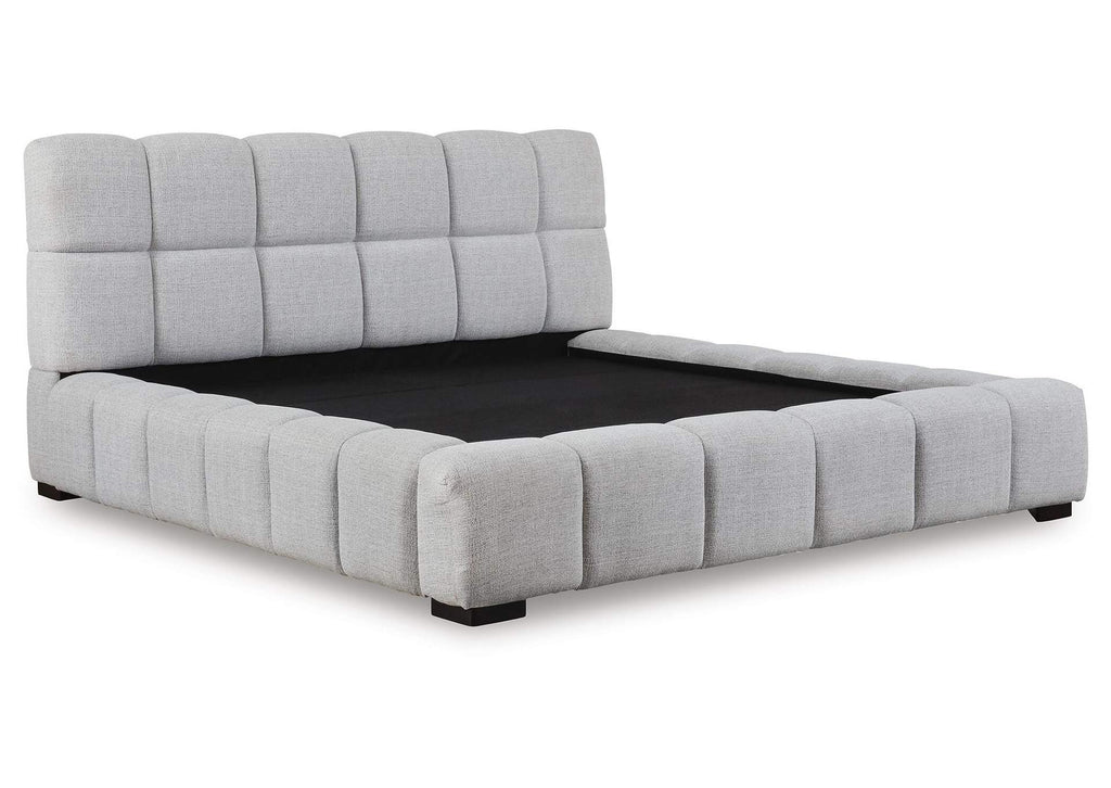Grendusk King Upholstered Bed angled view