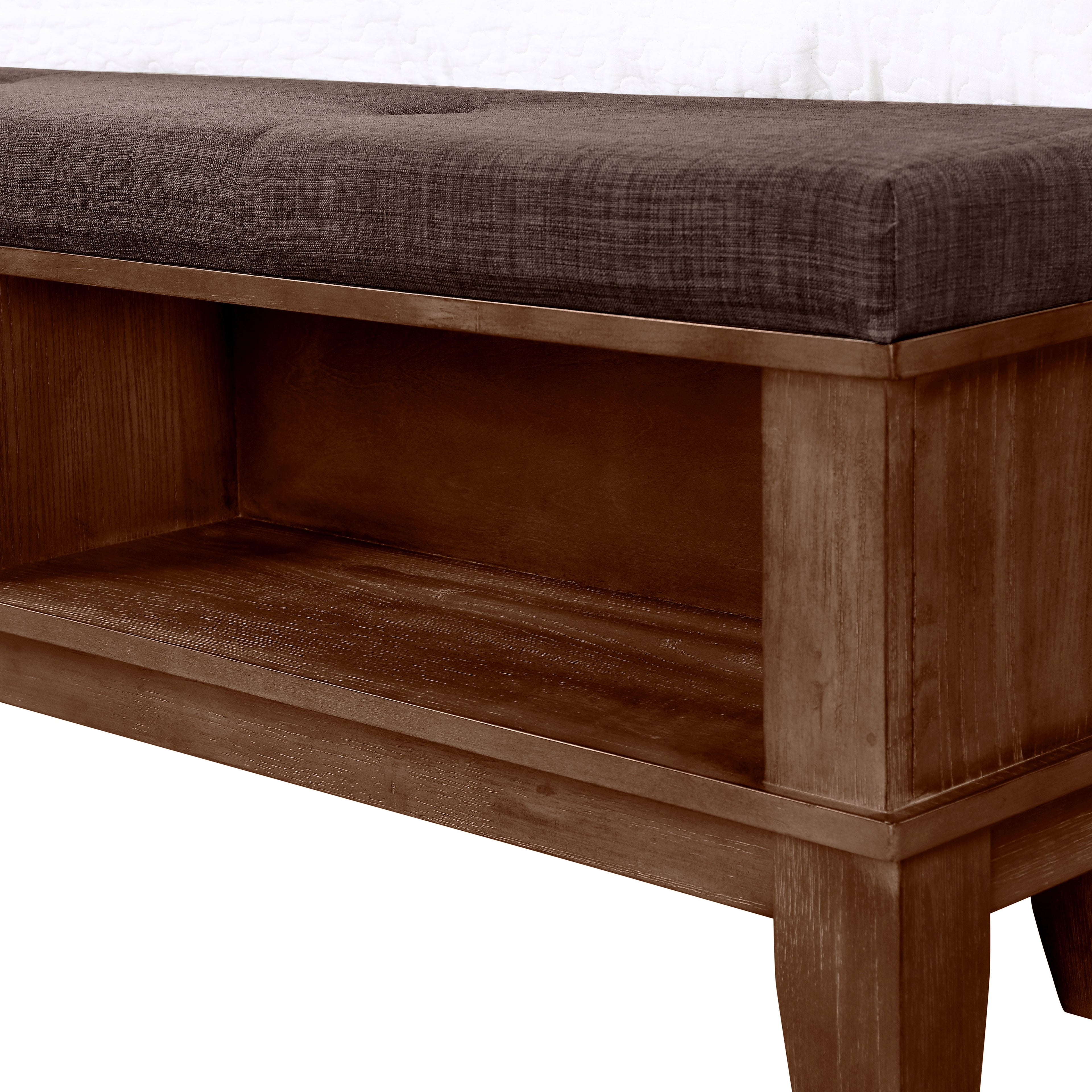 Cagney K King Bed - Chestnut