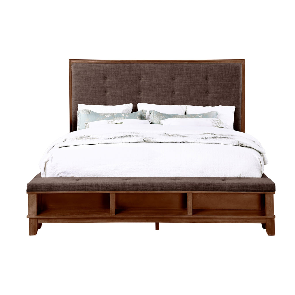 Cagney K King Bed - Chestnut