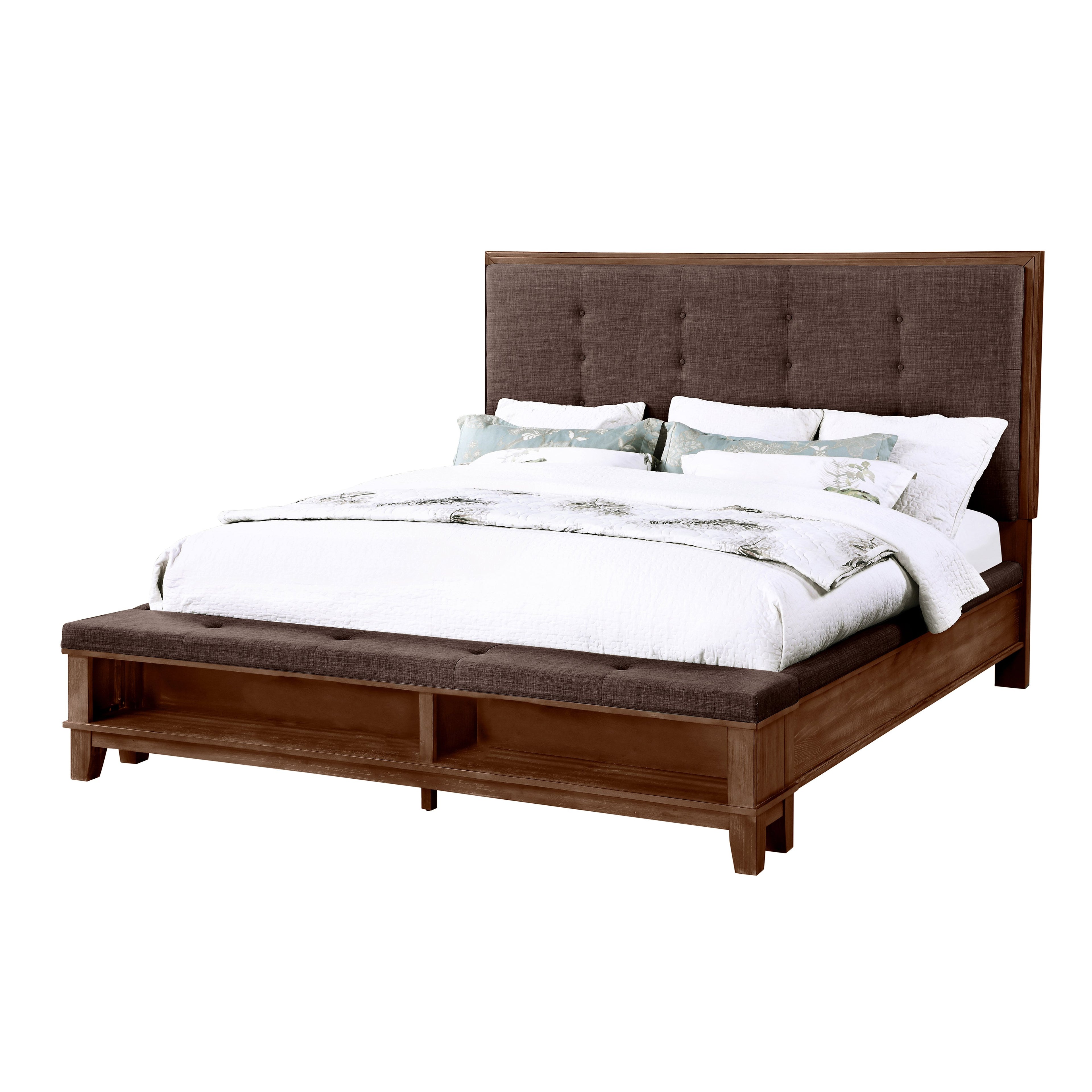 Cagney K King Bed - Chestnut