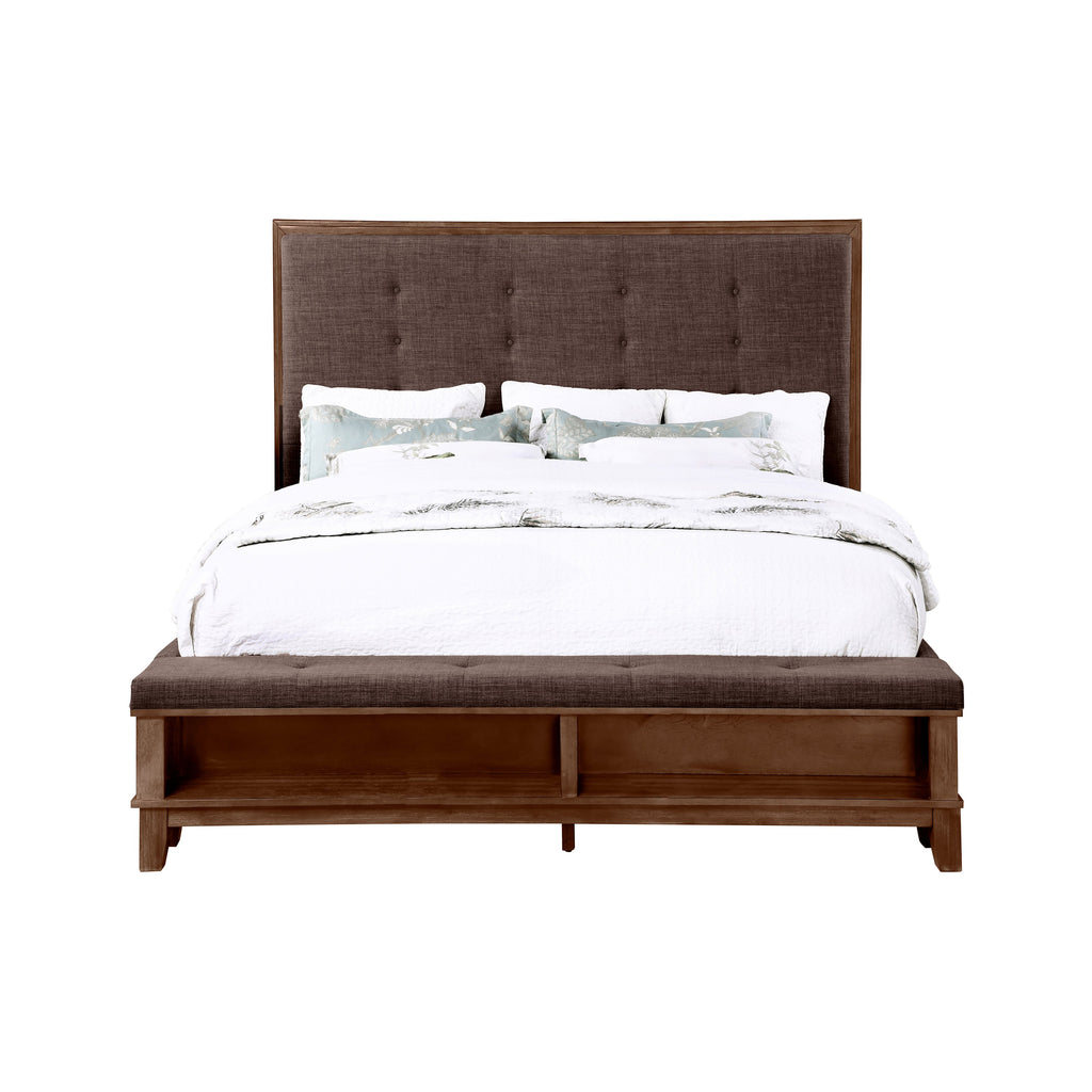 Cagney K King Bed - Chestnut