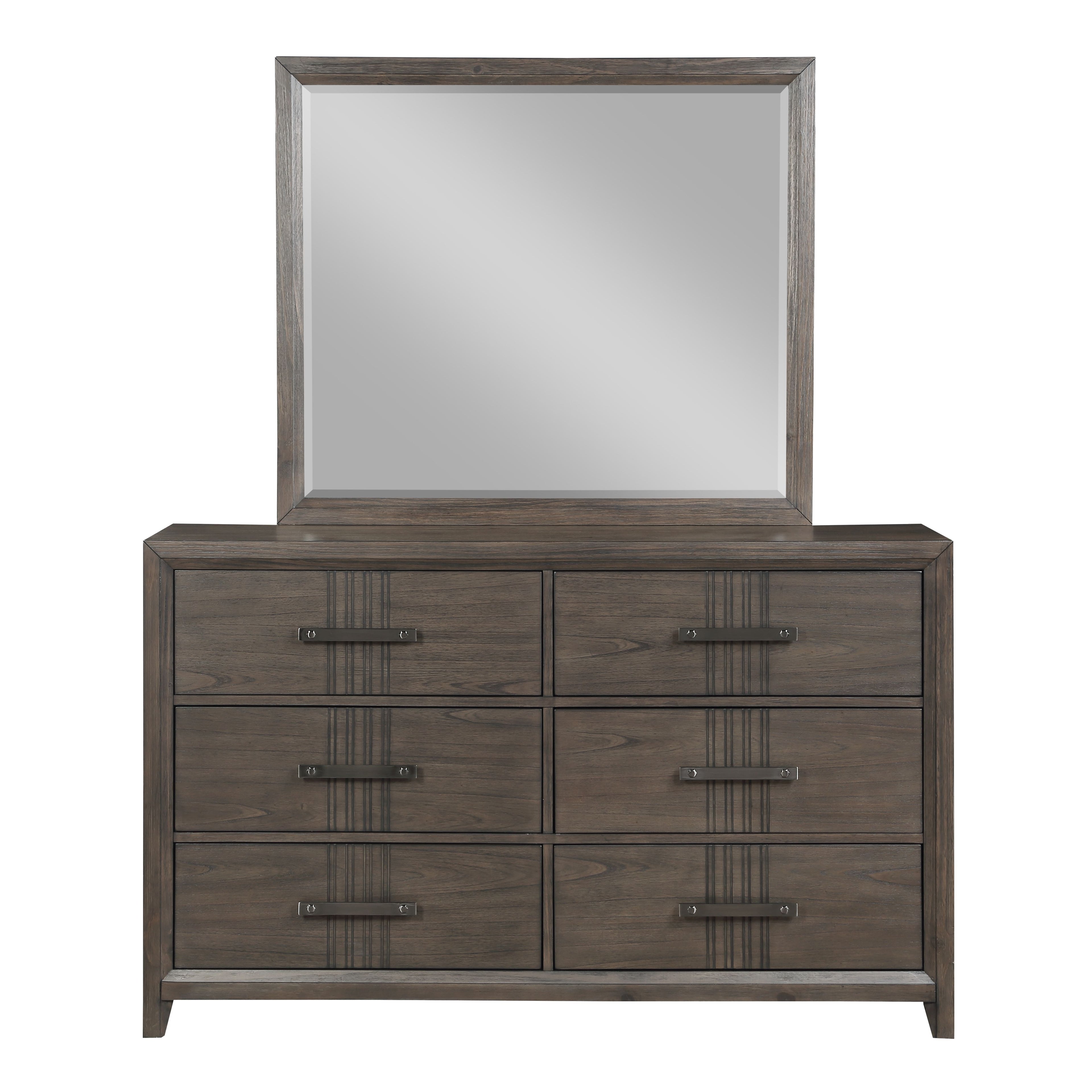 Landon Mirror-Walnut