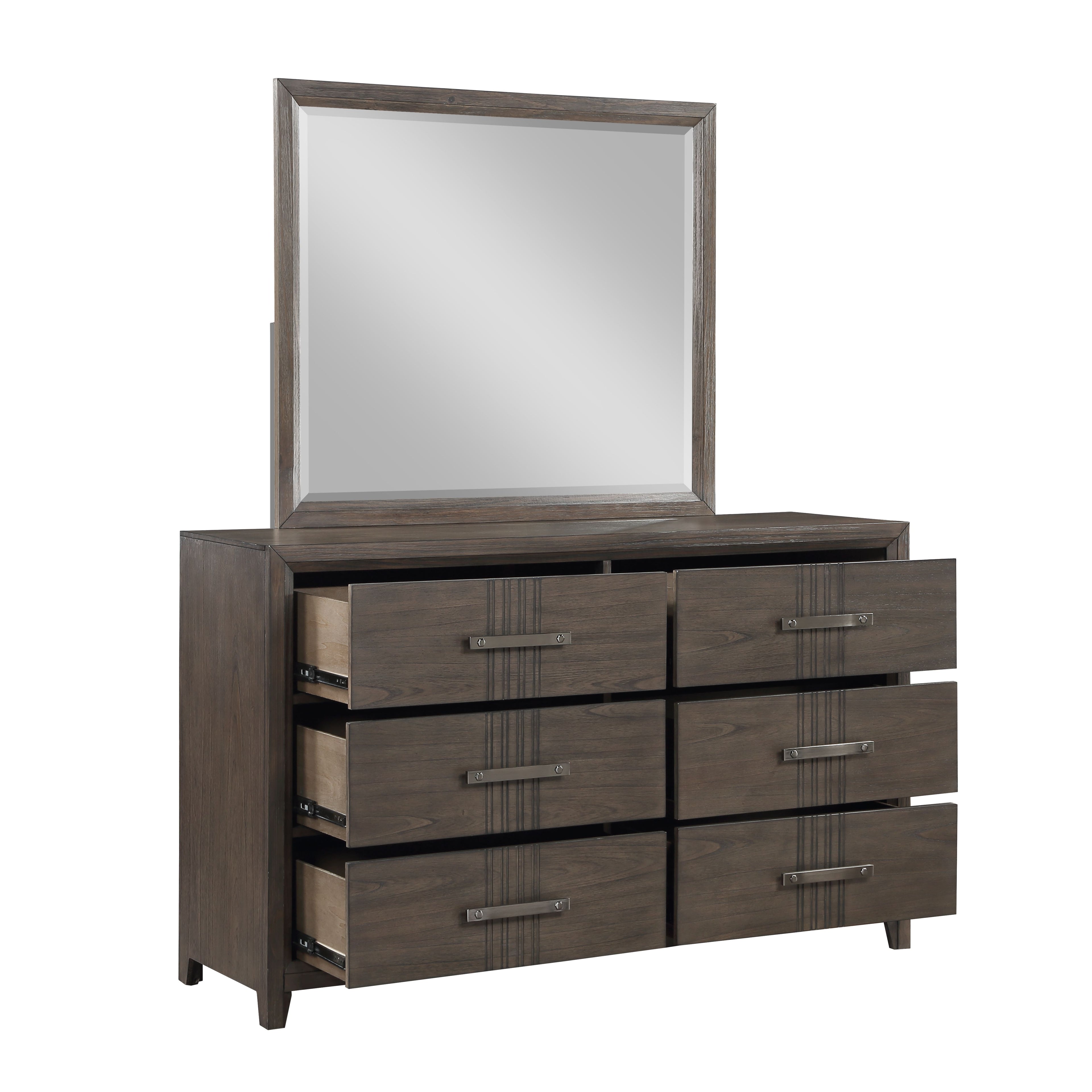 Landon Mirror-Walnut