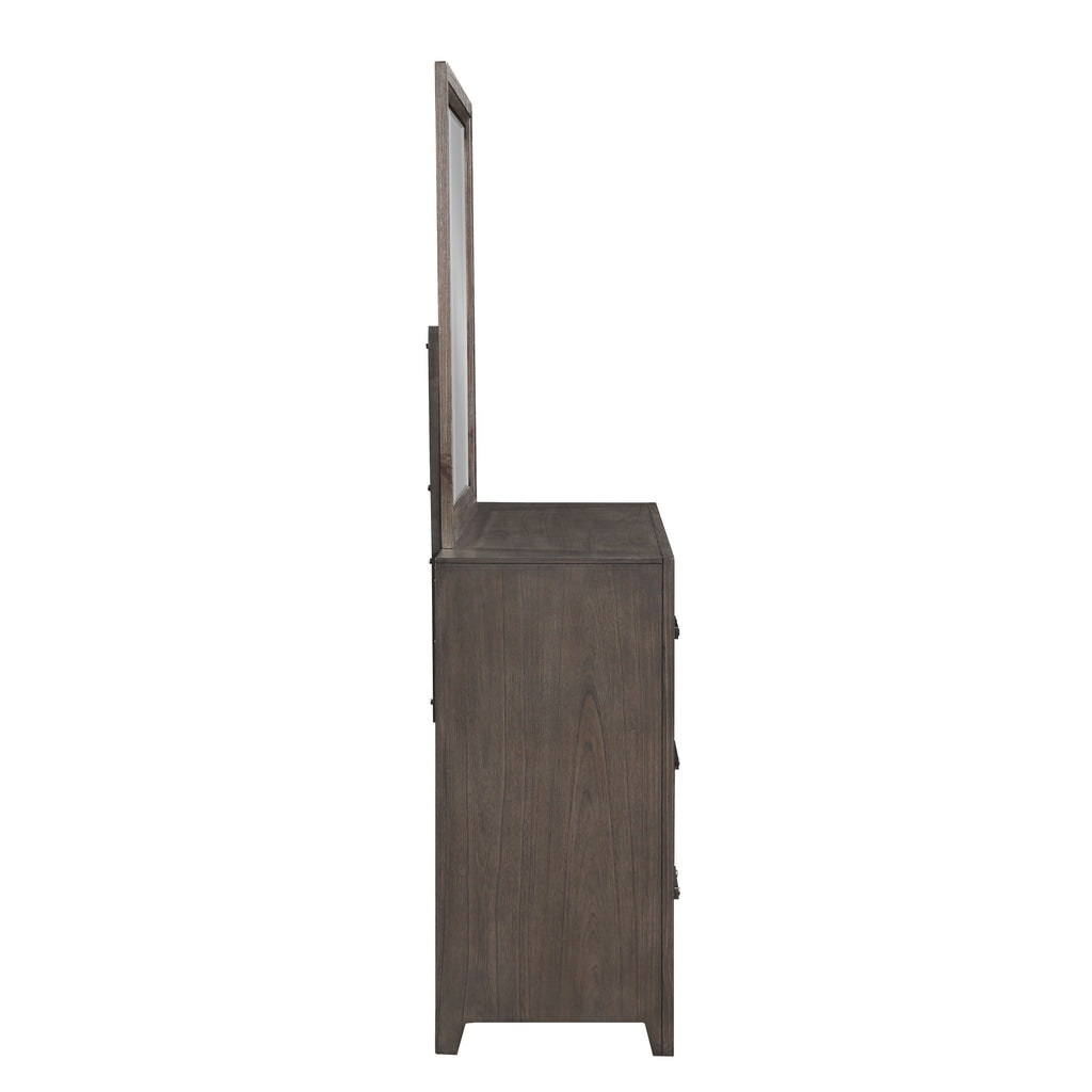 Landon Mirror-Walnut