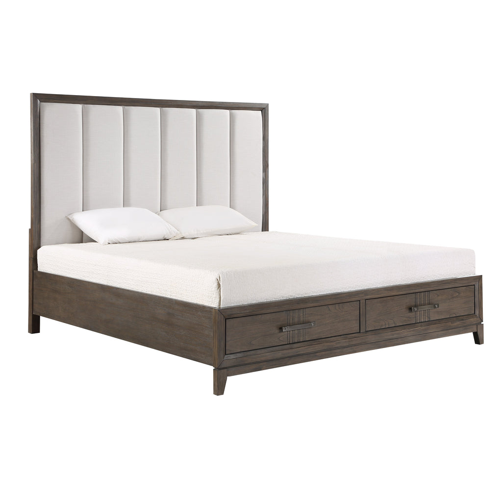 Landon King Bed - Walnut
