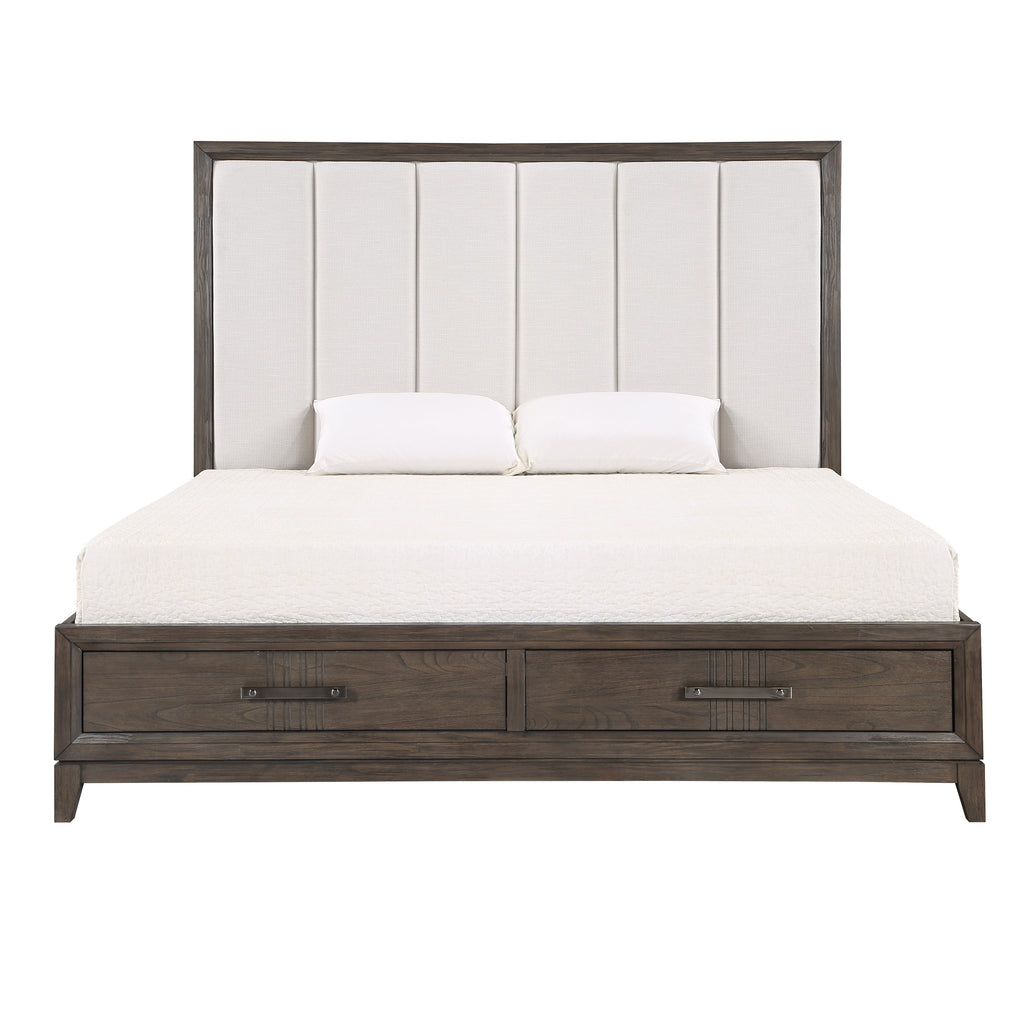 Landon King Bed - Walnut