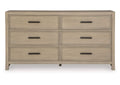 Calmoro Queen Bookcase Bed with Dresser