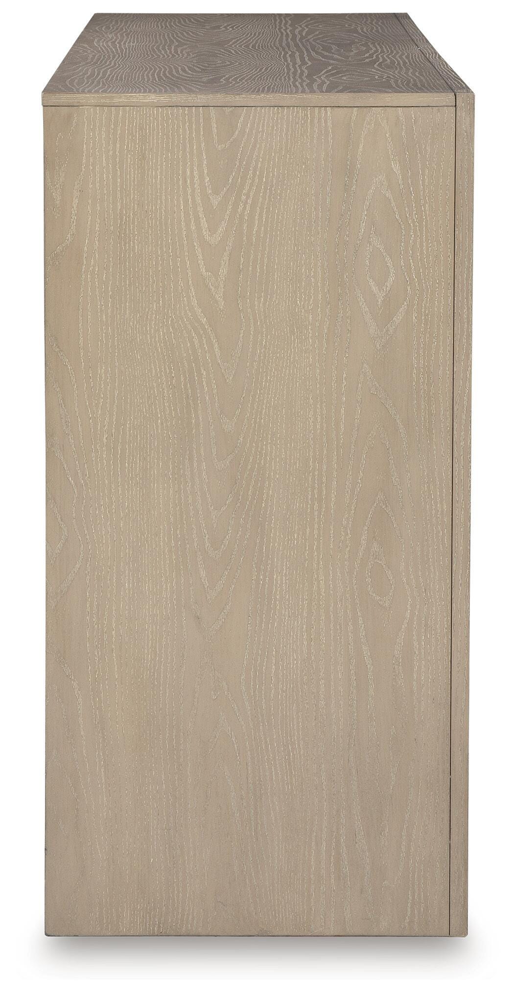 Calmoro Dresser in Gray, side view