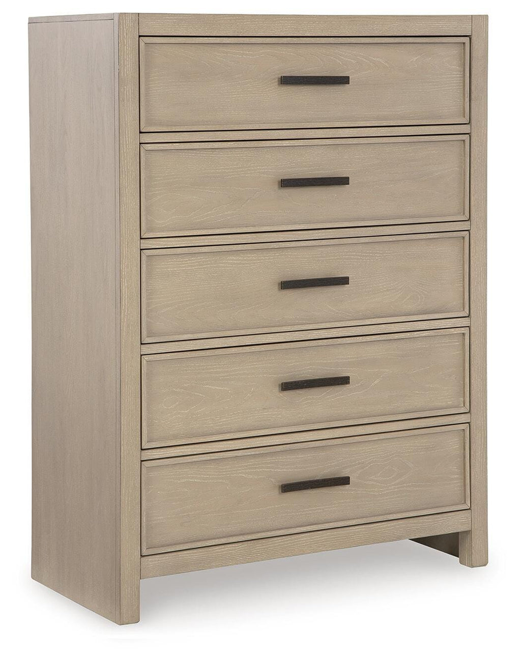 Calmoro Chest of Drawers in Gray, closed view