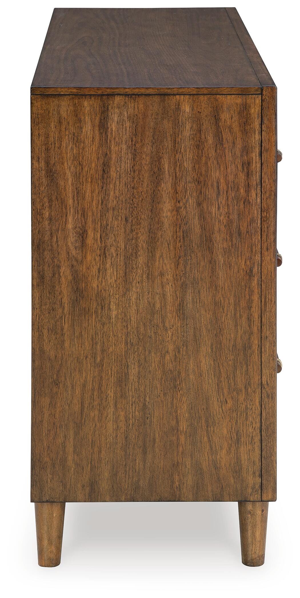 Lyncott Dresser in Brown, side view