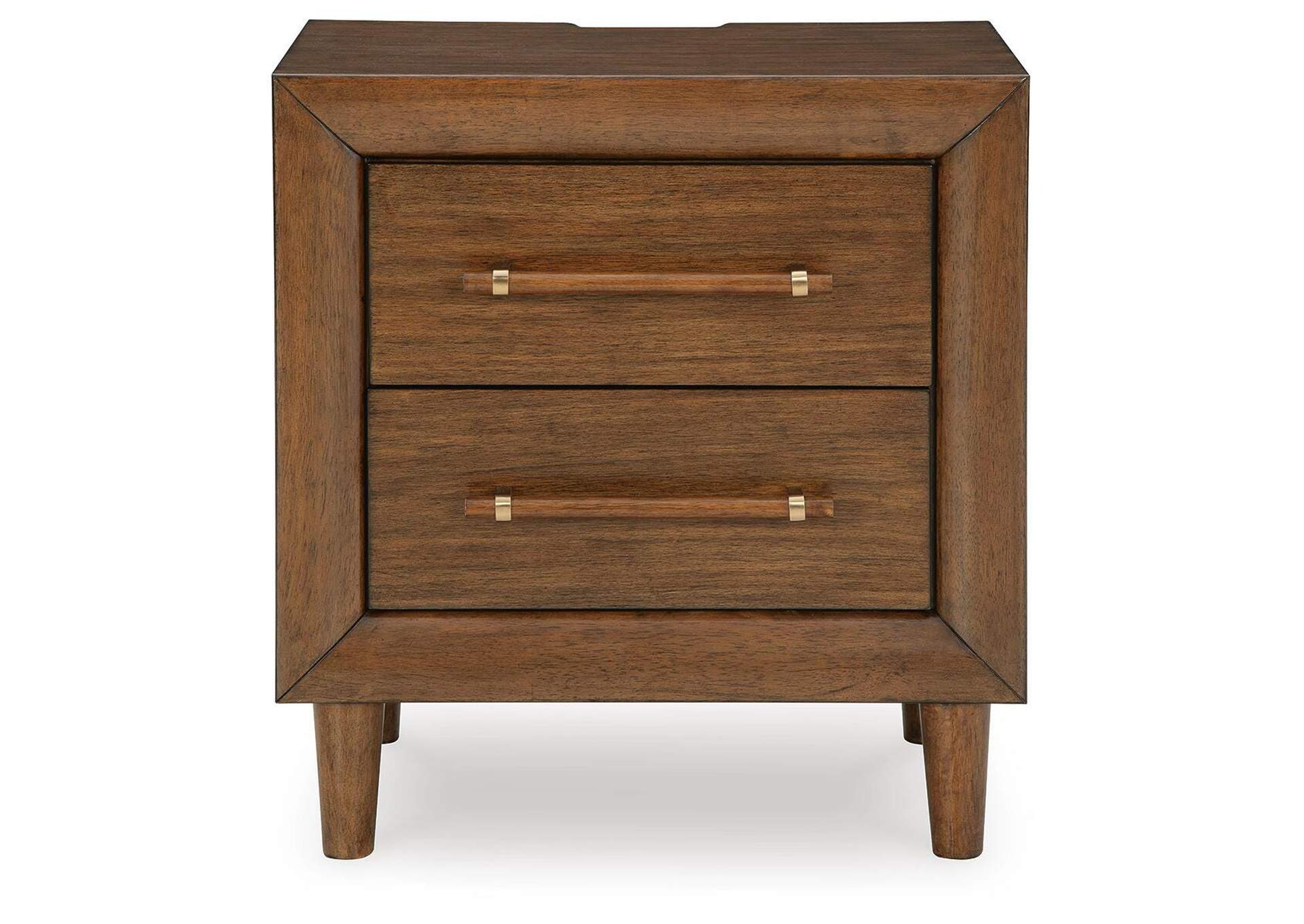 Lyncott Queen Upholstered Bed, Dresser, Mirror and Nightstand