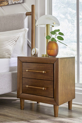 Lyncott Nightstand in Brown