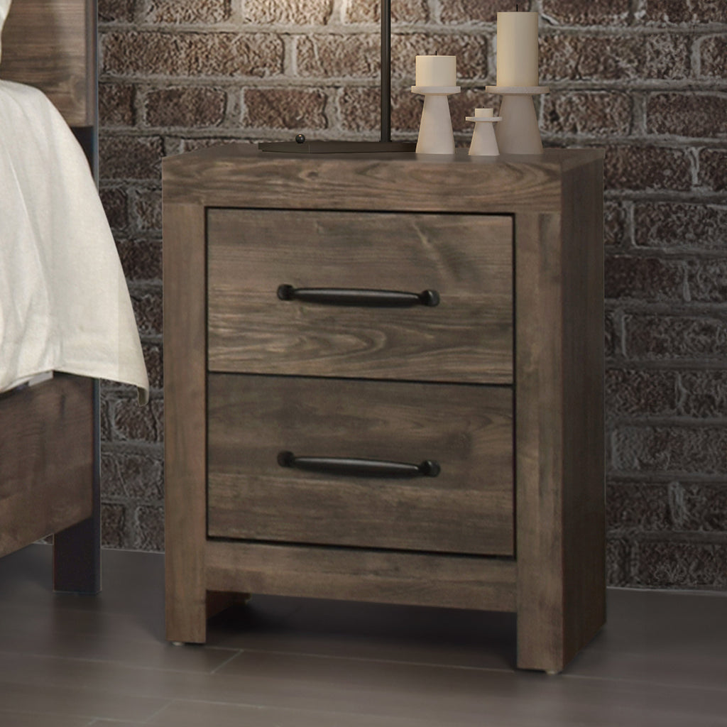 Misty Lodge Nightstand- Greige