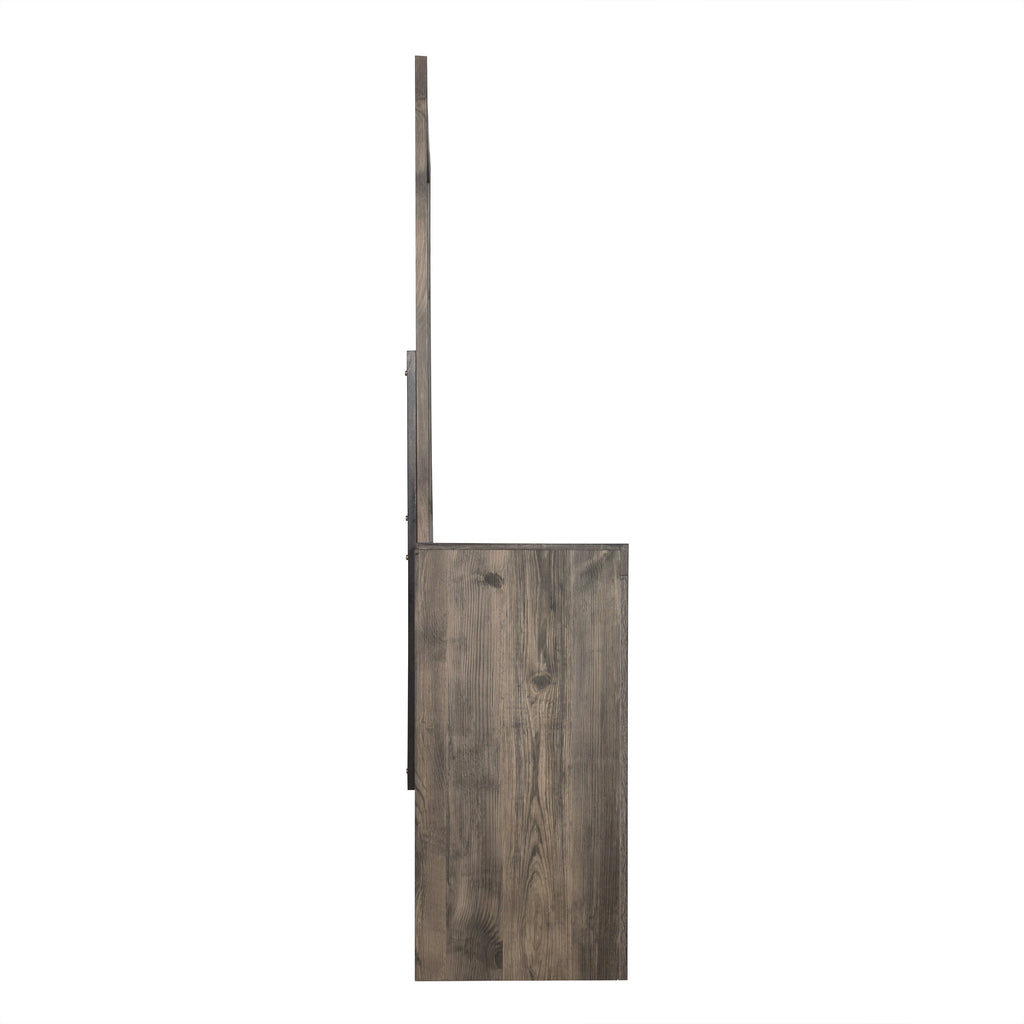Misty Lodge Mirror- Greige