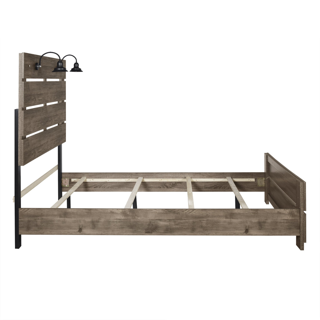 Misty Lodge Hb,Fb, & Queen Bed - Greige