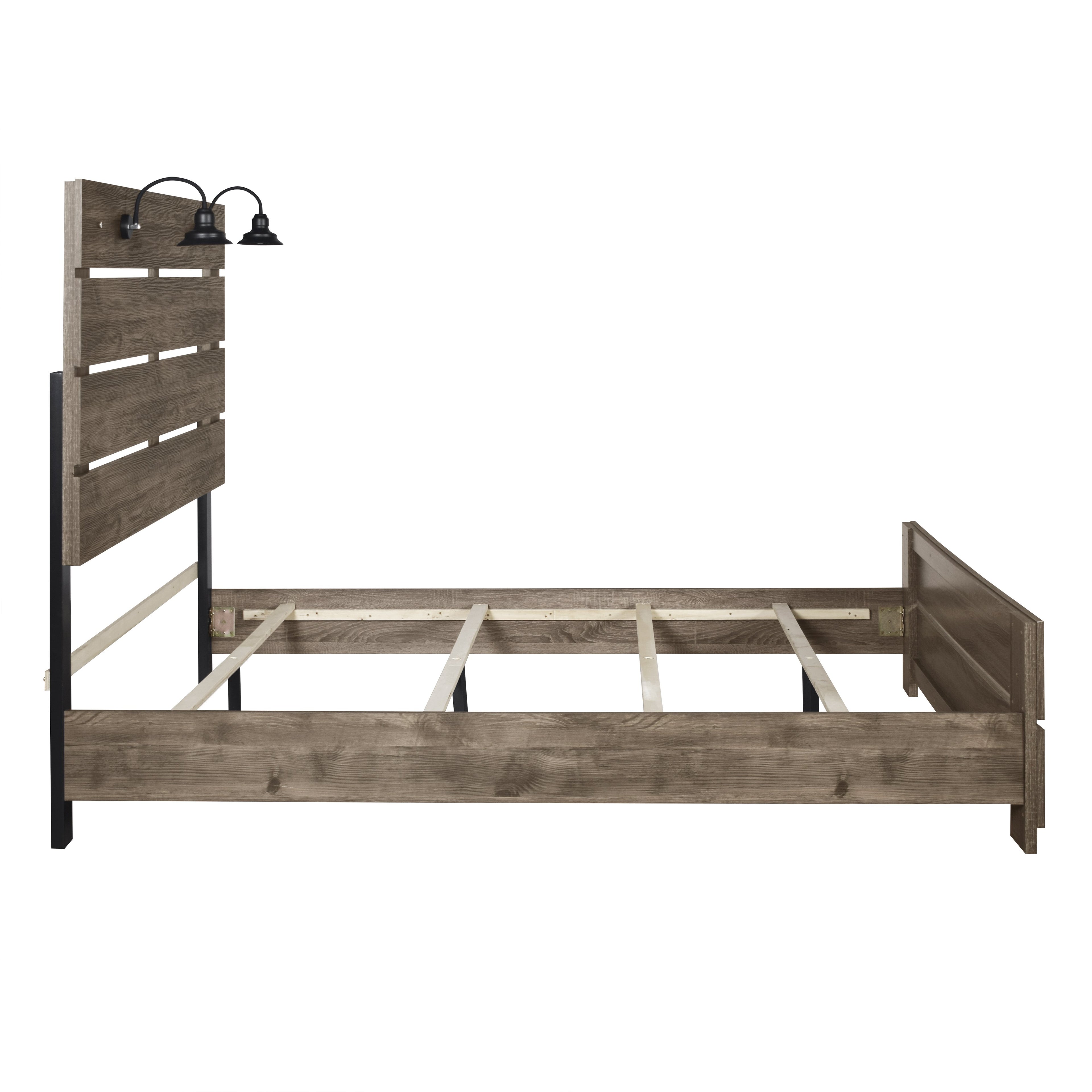 Misty Lodge Hb,Fb, & Twin Bed - Greige