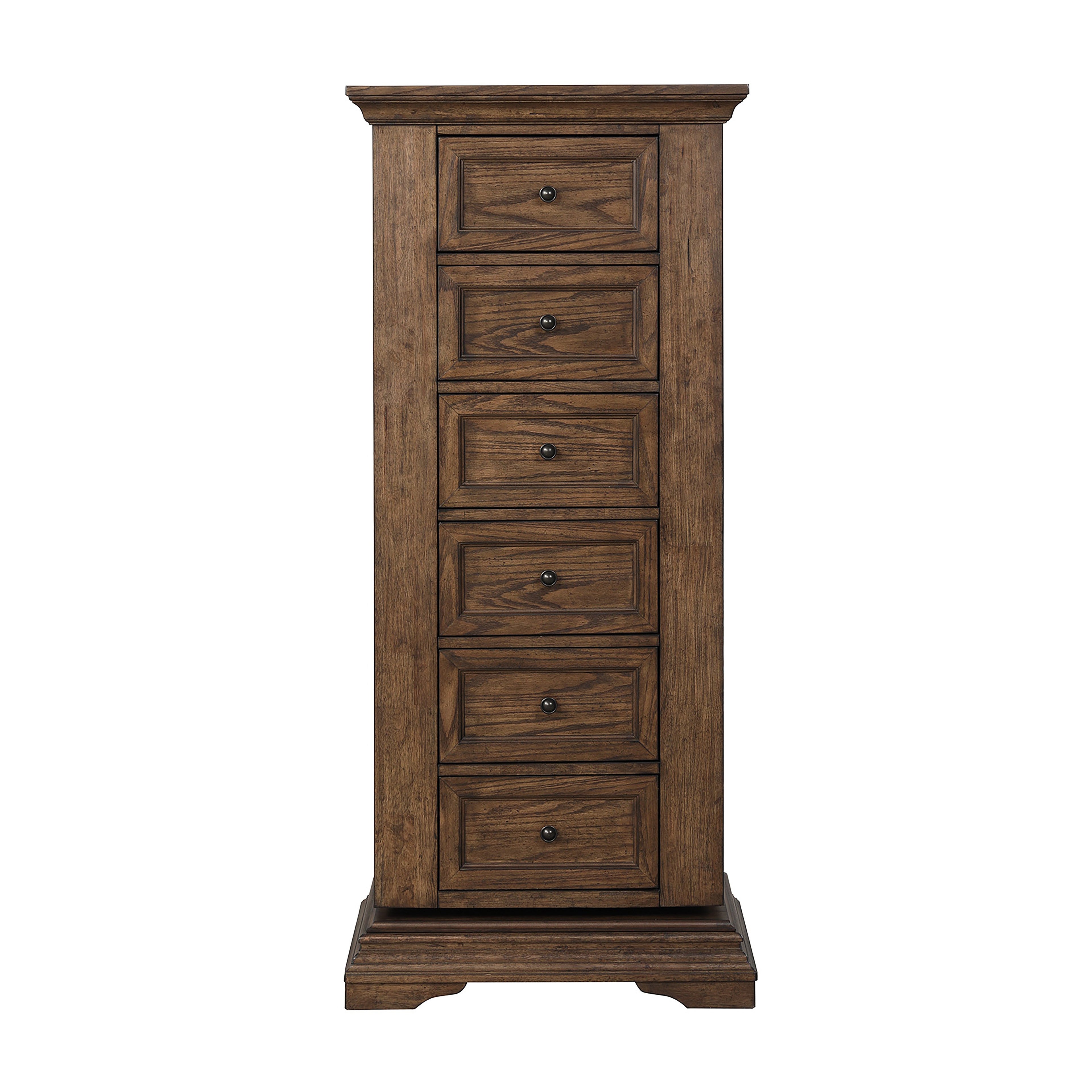 Mar Vista Swivel Lingerie Chest w/Mirror-Walnut