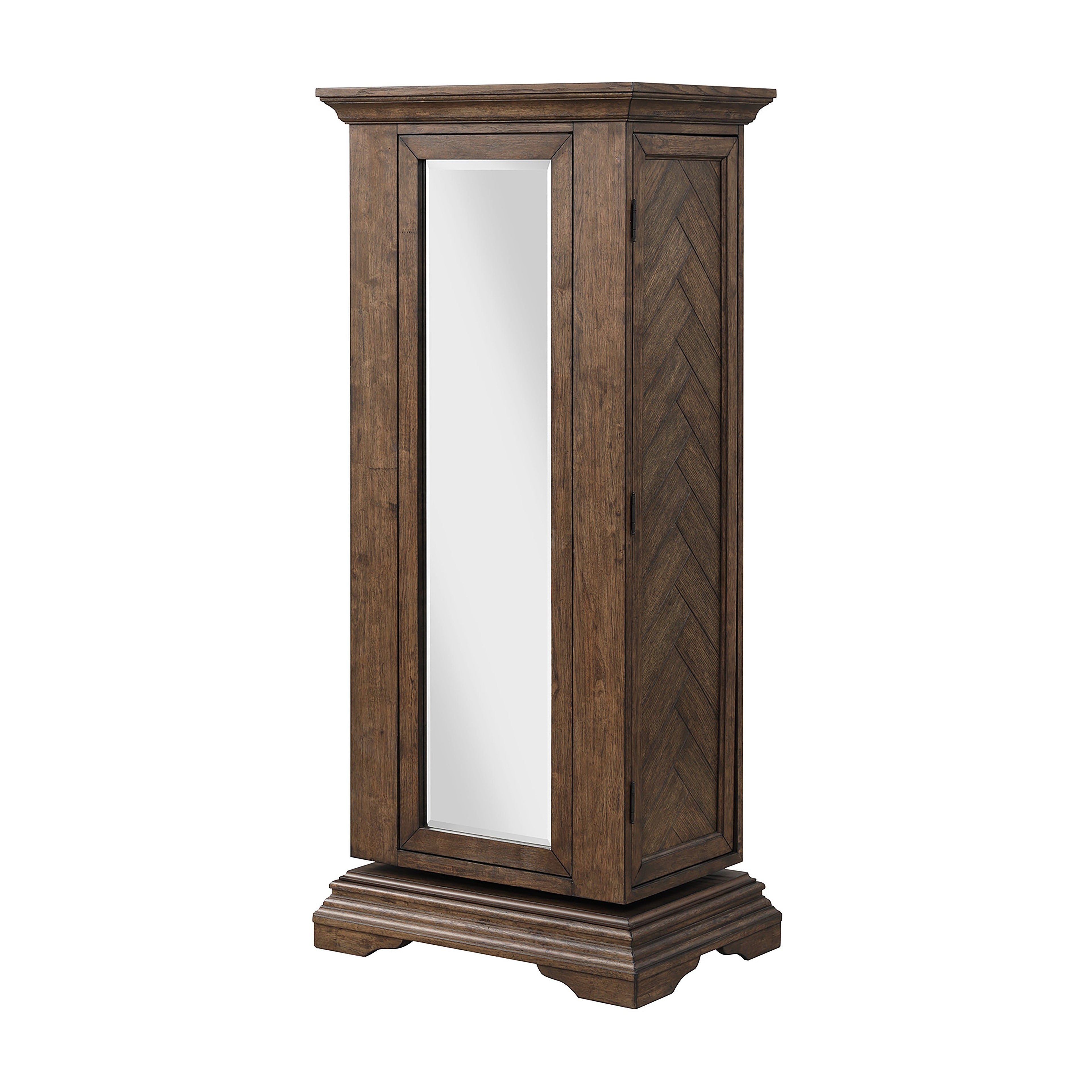 Mar Vista Swivel Lingerie Chest w/Mirror-Walnut