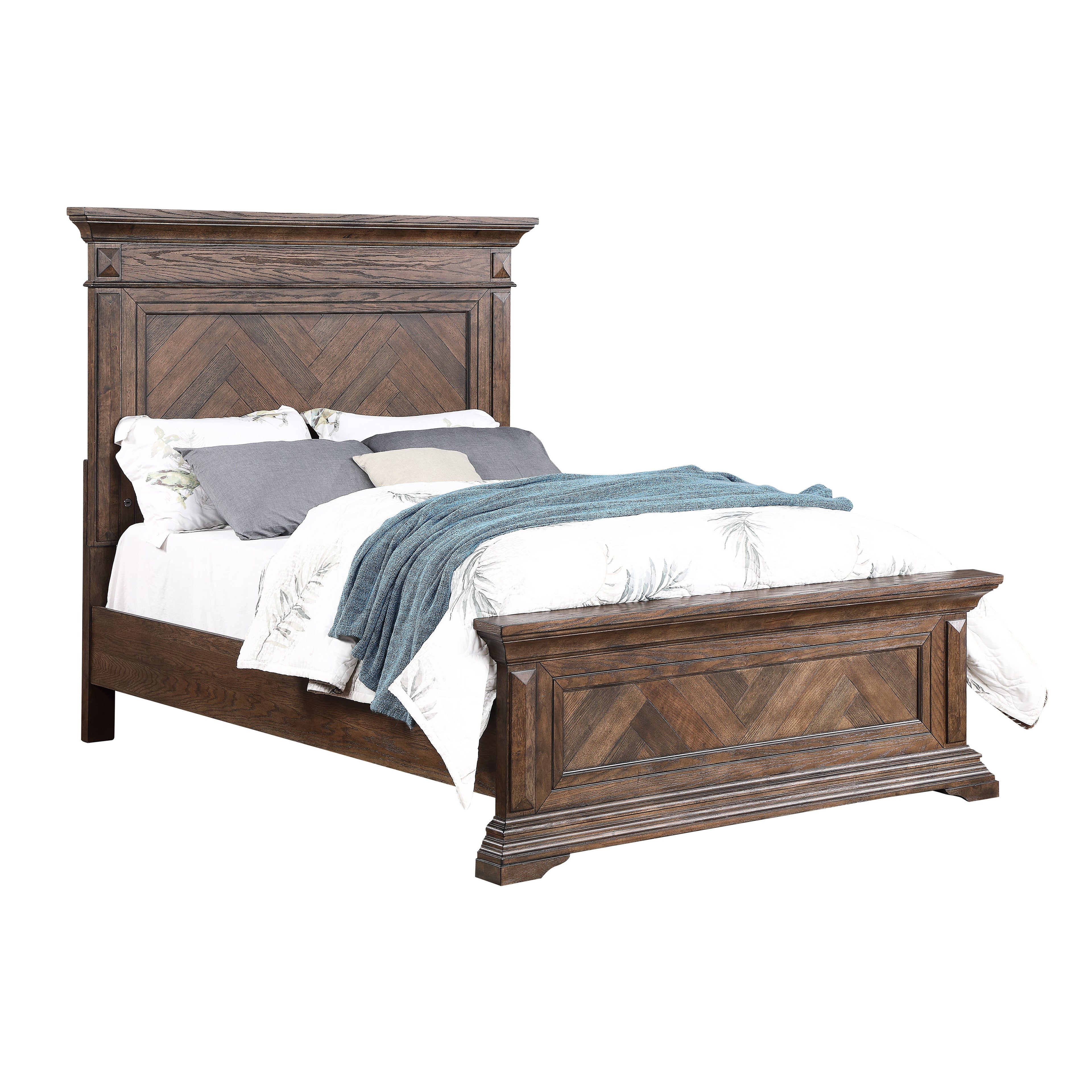 Mar Vista King Bed - Walnut