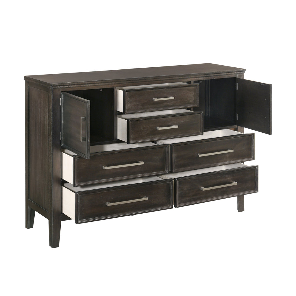Andover 60" Dresser w/Doors-Nutmeg