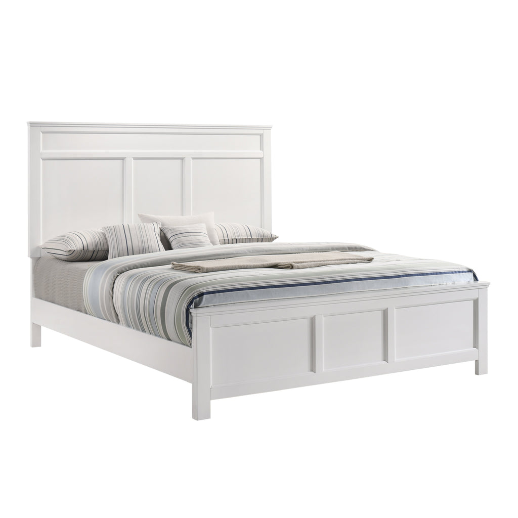 Andover King Bed - White