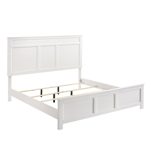 Andover King Bed - White