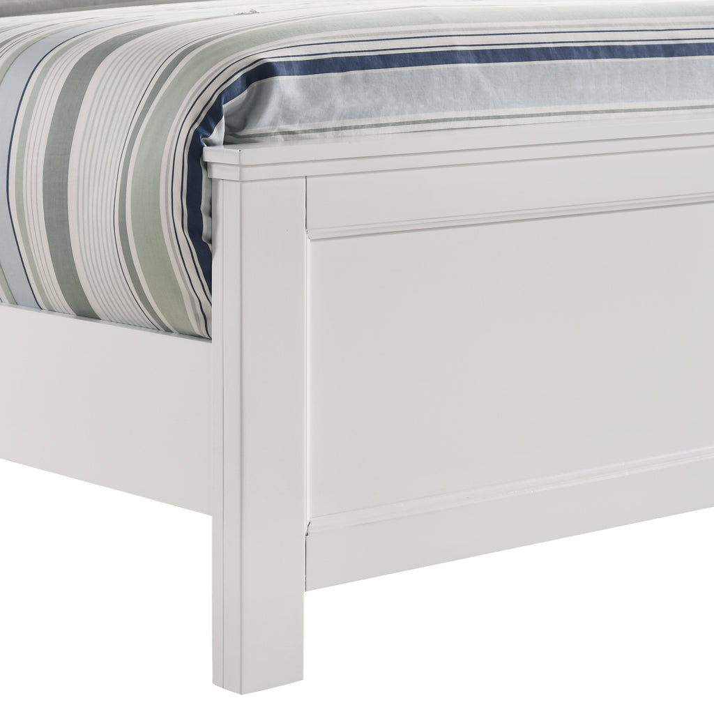 Andover King Bed - White