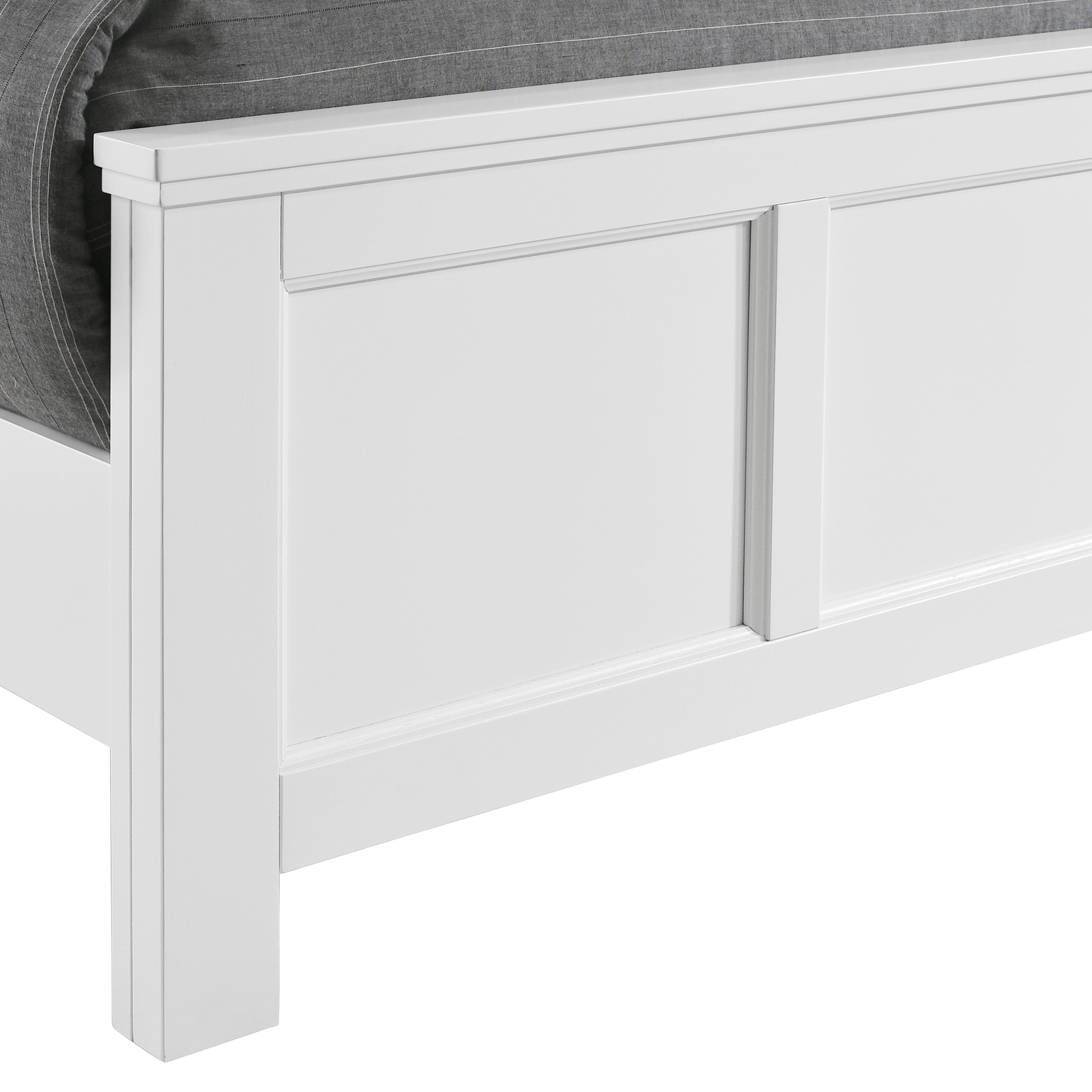 Andover Full Bed - White