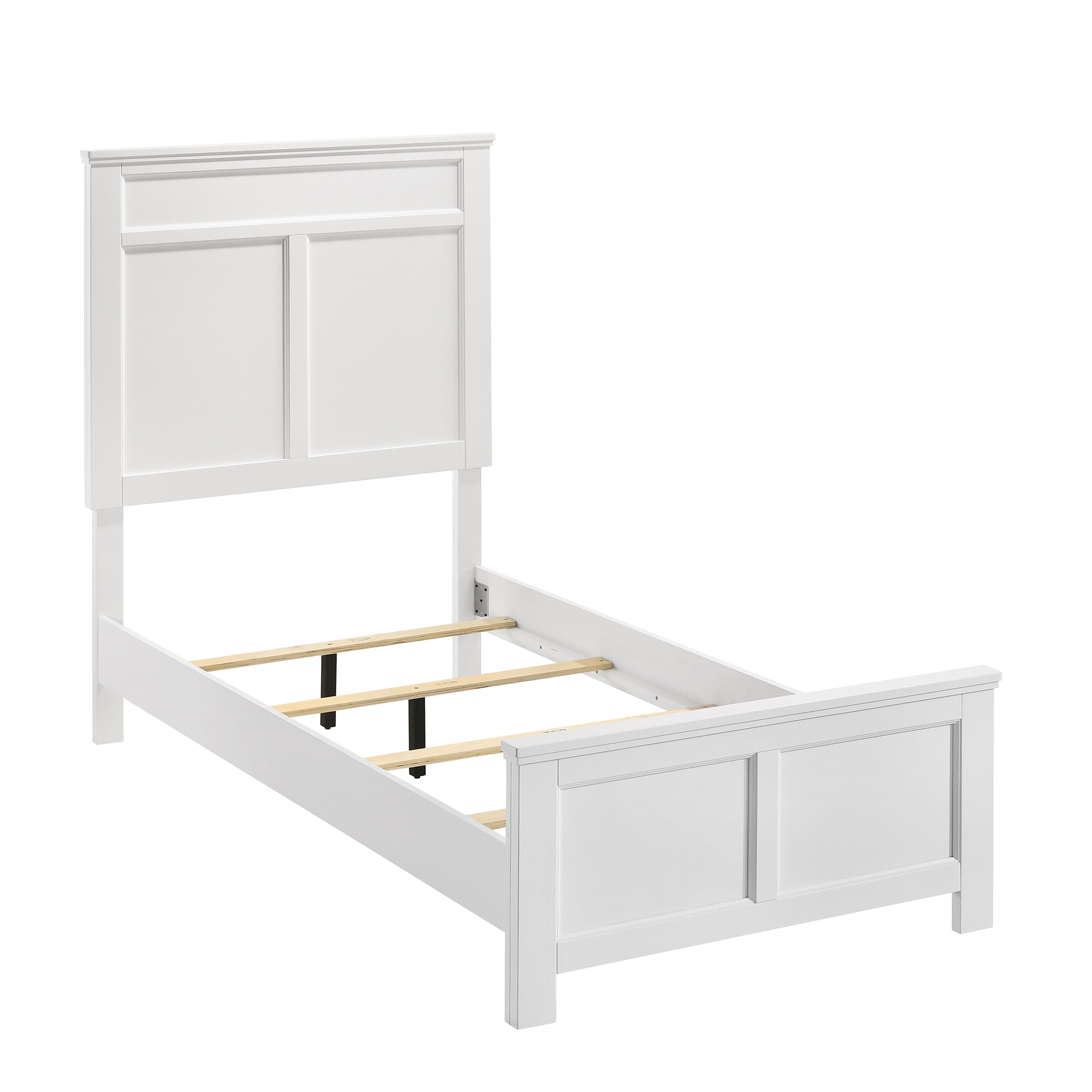 Andover Twin Bed - White