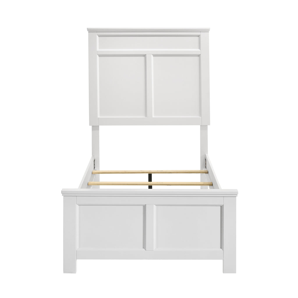 Andover Twin Bed - White