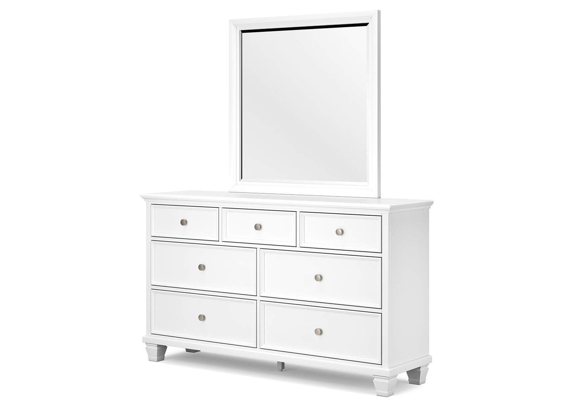 Fortman Twin Panel Storage Bed, Dresser, Mirror and Nightstand angled view