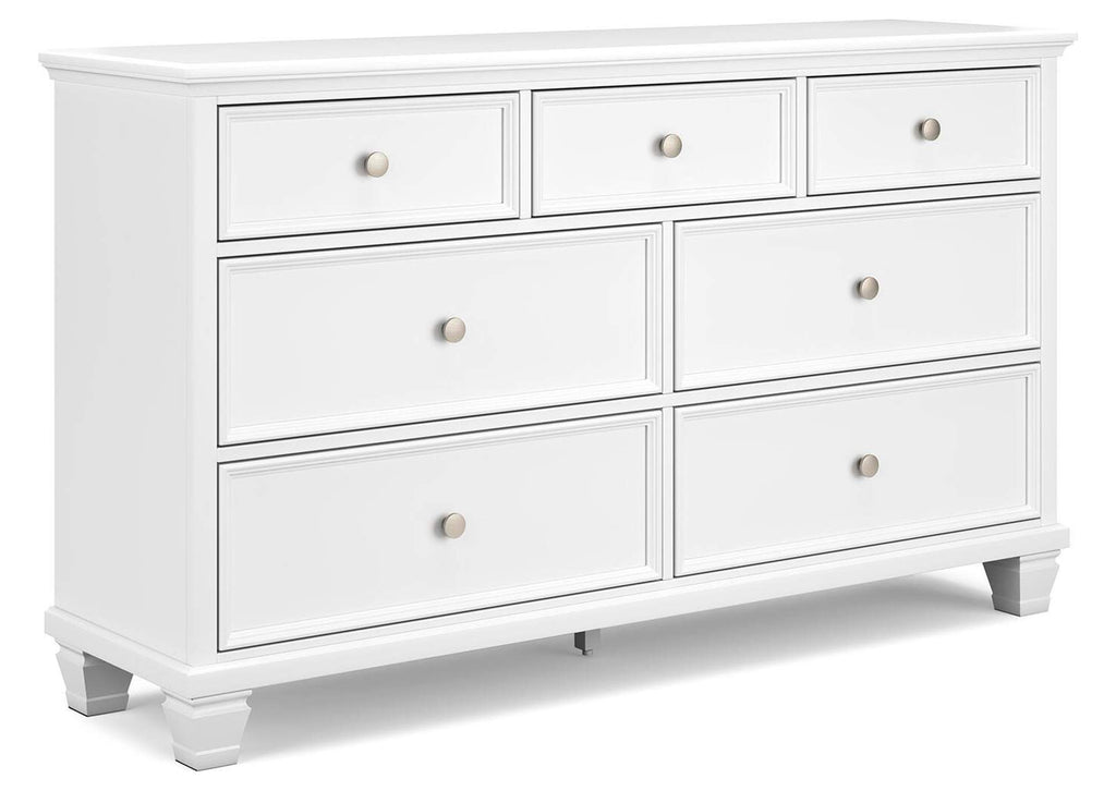 Fortman Twin Panel Storage Bed and Dresser angled view