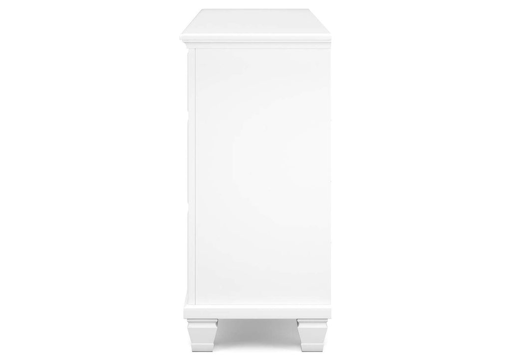 Fortman Queen Panel Storage Bed with Dresser and Nightstand side view